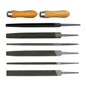 Image of 10" (250MM) Second Cut Engineers File Set-8Pce