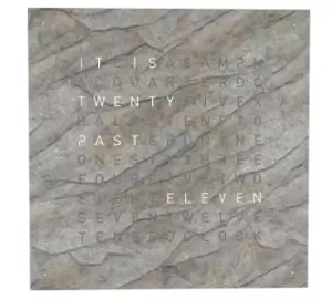 Image of QLOCKTWO Classic Creators Edition Glintscape White 45cm