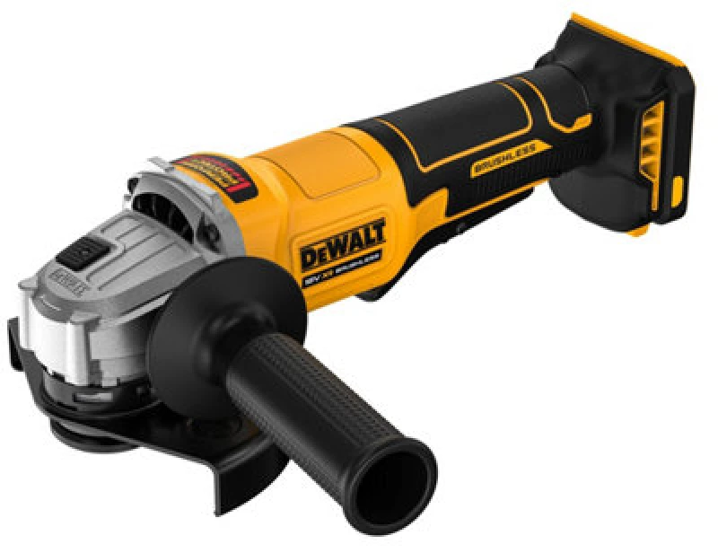 Image of DEWALT DCG408 18v XR Cordless Paddle Switch Angle Grinder 125mm DCG408N-XJ Batteries: No Batteries