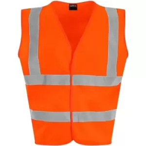 Image of PRO RTX High Visibility Childrens/Kids Waistcoat (M) (Orange) - Orange