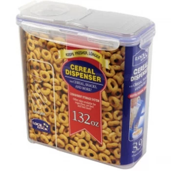 Image of Lock & Lock Food Storage Container - Cereal Dispenser 3.9L (245 x 111 x 247mm)