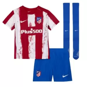 Image of 2021-2022 Atletico Madrid Little Boys Home Shirt