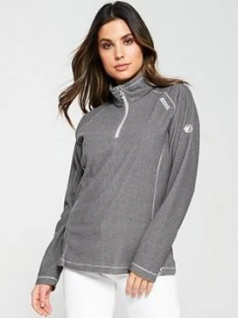 Image of Regatta Montes 1/4 Zip Top - Steel