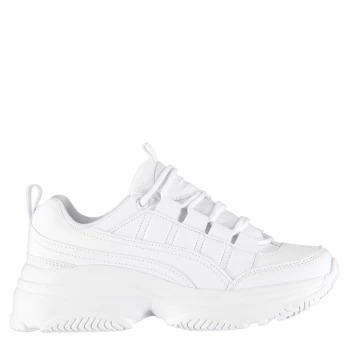 Image of Fabric Luca Trainers Womens - White