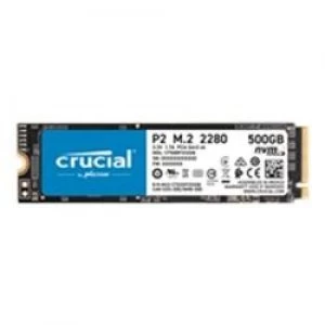 Image of Crucial P2 500GB NVMe SSD Drive