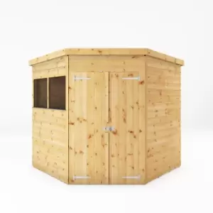 Image of Mercia 7ft x 7ft Premium Shiplap Corner Shed