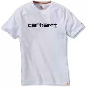 Image of Carhartt Mens Force Delmont Moisture Wicking Short-Sleeve T-Shirt XXL - Chest 50-52' (127-132cm)