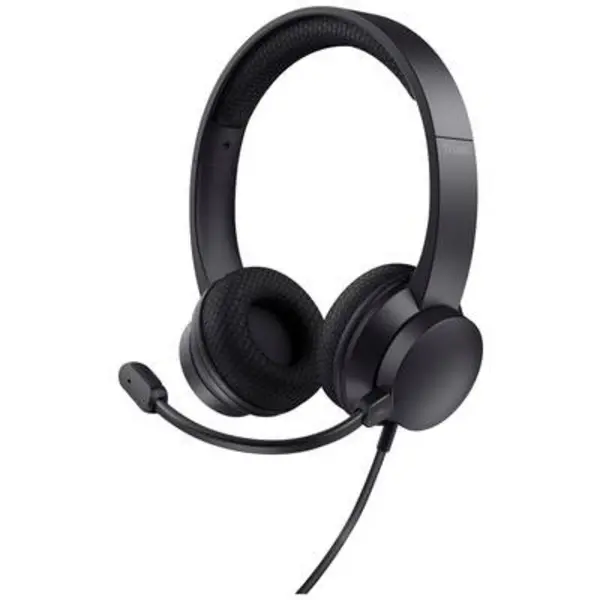 Image of Trust Trust HS-260 PC Over-ear headset Corded (1075100) Stereo Black 25334