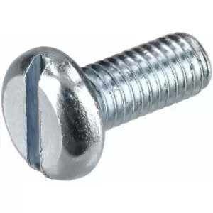 Image of R-tech - 337025 Slotted Pan Head Machine Screws bzp M5 12mm - Pack Of 100