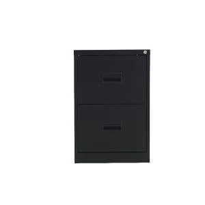 Image of Talos 2 Drawer Filing Cabinet Black KF78762