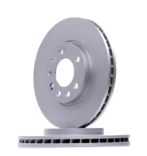 Image of HELLA Brake disc 8DD 355 106-071 Brake rotor,Brake discs OPEL,CHEVROLET,VAUXHALL,Corsa C Schragheck (X01),ZAFIRA B (A05),Meriva A (X03)