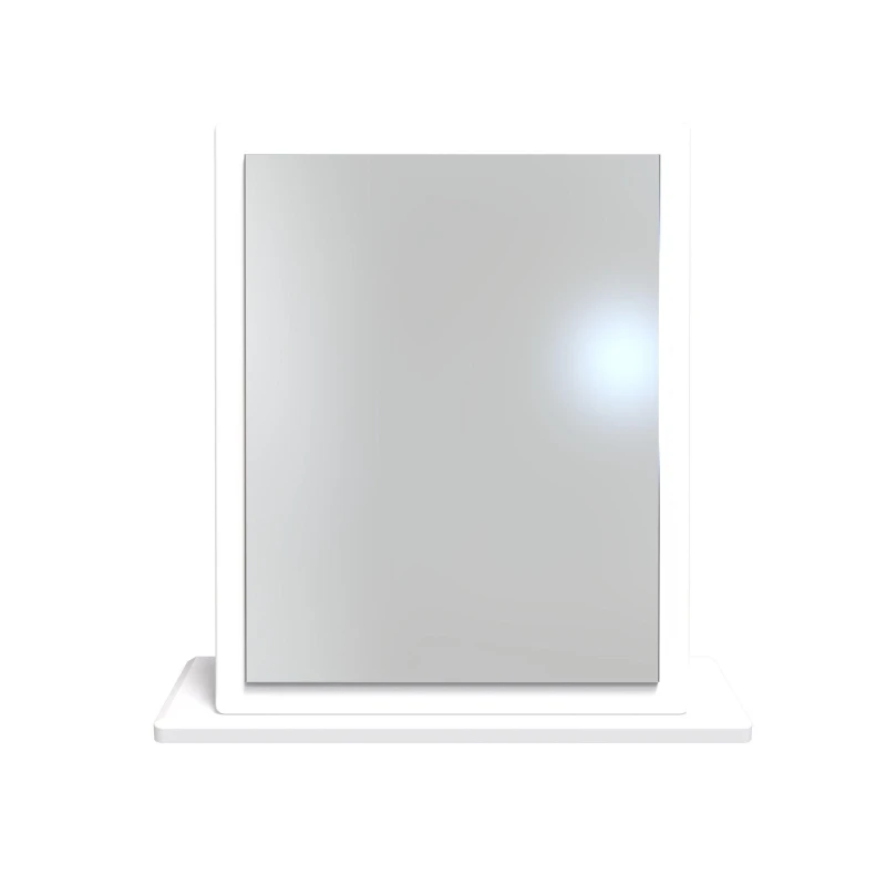Image of Turin Mirror In Kashmir Gloss & White (Ready Assembled)