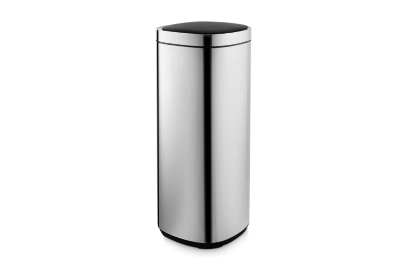 Image of Swan 50L Square Sensor Bin, Silver SWKA4515SS