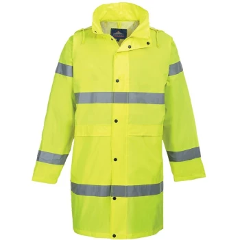 Image of H442YERM - sz M Hi-Vis Coat 100cm - Yellow - Portwest