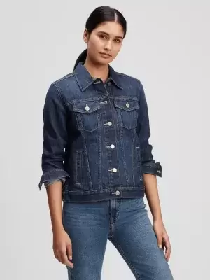 Image of Icon Denim Jacket With Washwell XL
