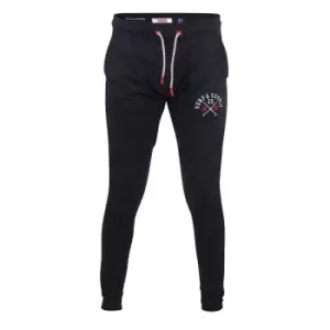 Image of Duke Mens Chelmsford D555 Embroidered Kingsize Jogging Bottoms (5XL) (Black)