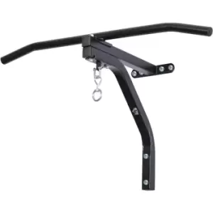 Image of Heavy Punch Bag Hanger Wall Mount Chain Swivel Bracket Bar Steel, Black - Homcom