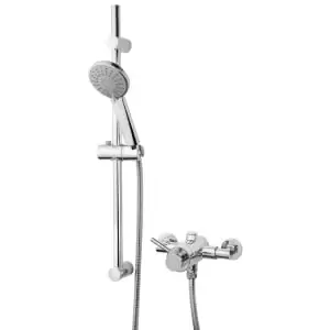 Image of Style Thermostatic Mixer Shower - Chrome
