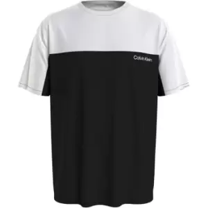Image of Calvin Klein Relaxed Crew Tee-Block - Black