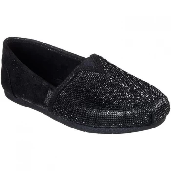 Image of Skechers Womens Slip On Shoes - Black