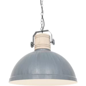 Image of Sienna Gearwood Dome Pendant Ceiling Lights Matt Grey