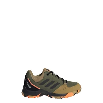 Image of adidas Terrex Hyperhiker Low Hiking Shoes Kids - Wild Pine / Core Black / Screa