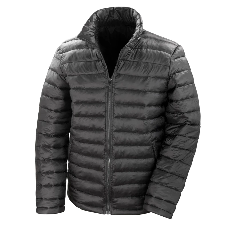 Image of Result Result Men Ice Bird Padded Winter Jacket (Water Repellent & Windproof) in Black Size: Small Black S Male 5054171078332