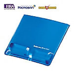 Image of Fellowes Crystal Mouse PadWrist Support Blue 9182201