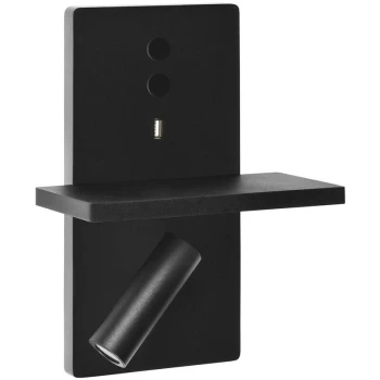 Image of Leds-c4 Lighting - Leds-C4 Elamp - LED Reading USB Light Black 175lm 2700K