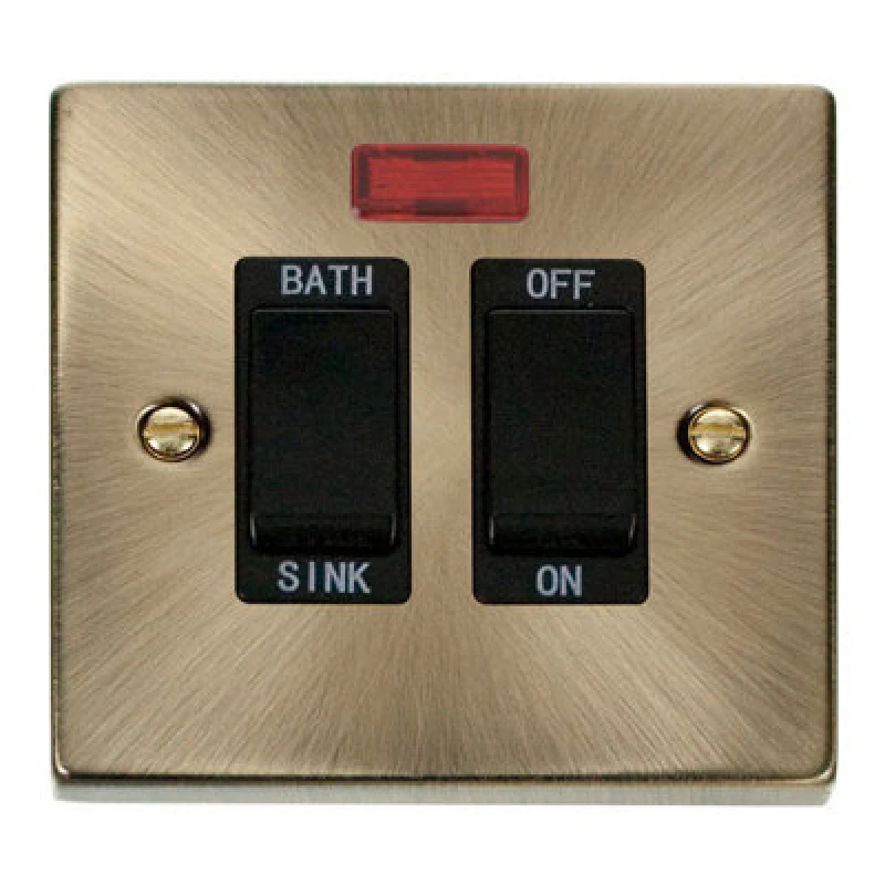 Image of SE Home Antique Brass 20A DP Sink/bath Switch Gold unisex