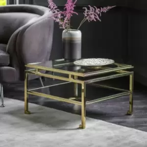 Image of Gallery Direct Cosenza Short Side Table Gold
