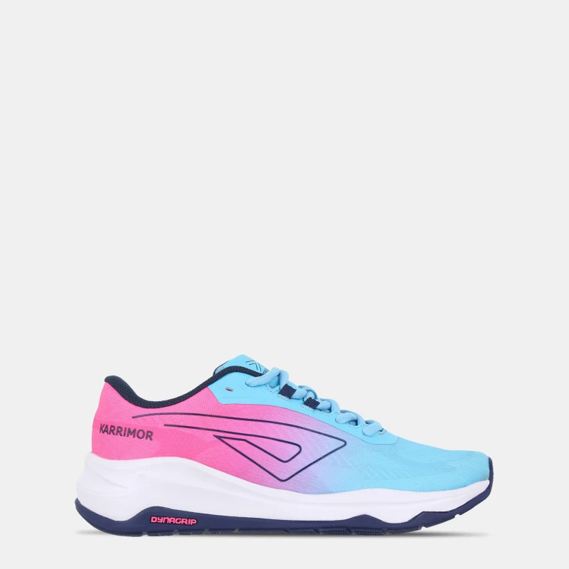 Image of Karrimor Tempo Running Trainers Ladies Blue/Pink female 4 (37)