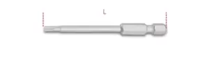 Image of Beta Tools 862 TX/L 1x 1/4" Hex Drive Torx Bit T20 x 70mm Long