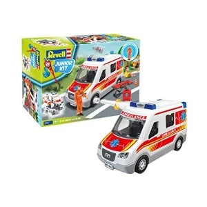 Image of Ambulance with Figure Revell Model Kit