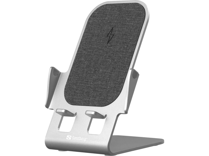 Image of Sandberg Wireless Charger Stand 15W Alu
