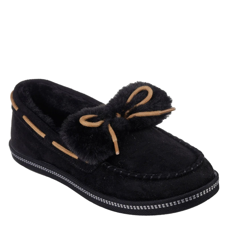 Image of Skechers Womens Cozy CampF Full Fit Slipper Black female 2 (35)