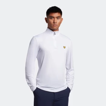Image of Mens Golf Stretch Midlayer - White - L