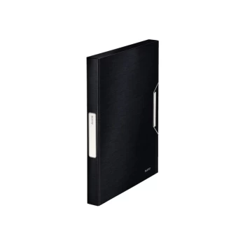 Image of Style Box File Polypropylene 30MM Satin Black - Outer Carton of 5