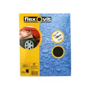 Image of Flexovit - Wet & Dry Paper - P80 - Pack Of 25 - 66254471692