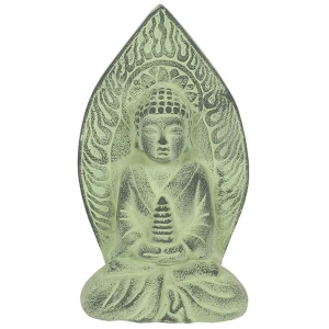 Image of Green Terracotta Buddha Plaque