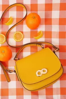 Image of Metal Detail Cross-Body Bag