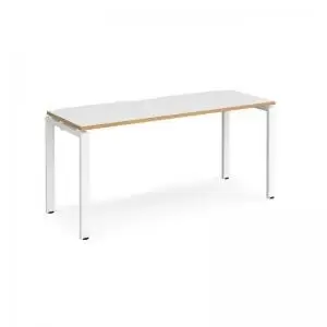 Image of Adapt starter unit single 1600mm x 600mm - white frame and white top