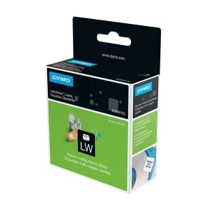 Image of Dymo 26mmx26mm Multi Purpose Labels on a Roll 750 Labels for Dymo LabelWriter 4XL