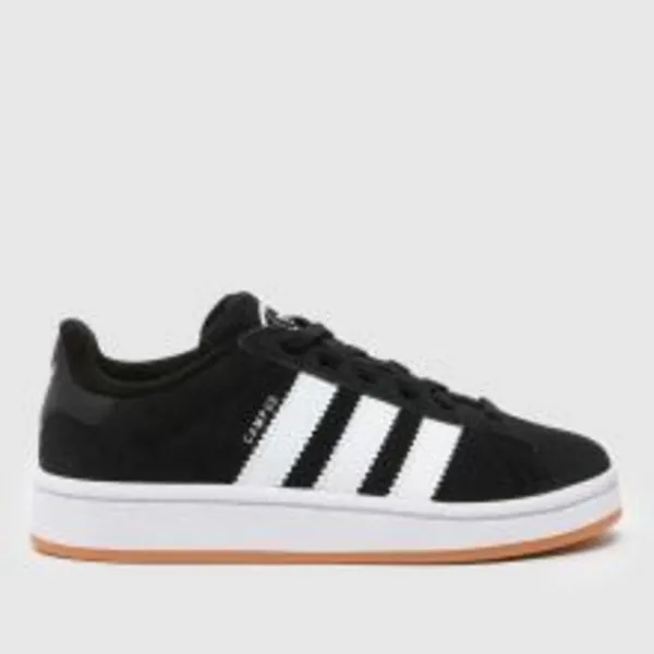 Image of adidas Black & white campus 00s Junior trainers Black & White UK 1 (EU 33)