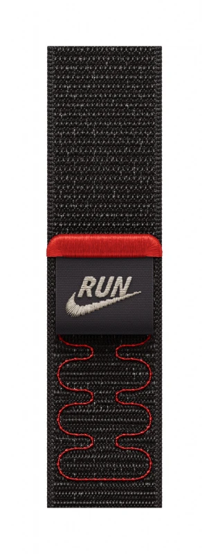 Image of Apple Apple Nike Sport Loop Band Black Nylon, Recycled polyester, Spandex MGCP4ZM/A