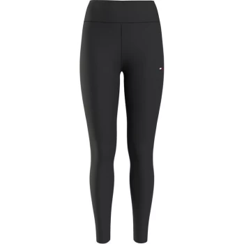 Image of Tommy Sport Waist Logo Leggings - Black