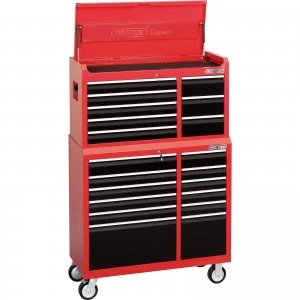 Image of Draper Expert 20 Drawer Roller Cabinet and Tool Chest Red