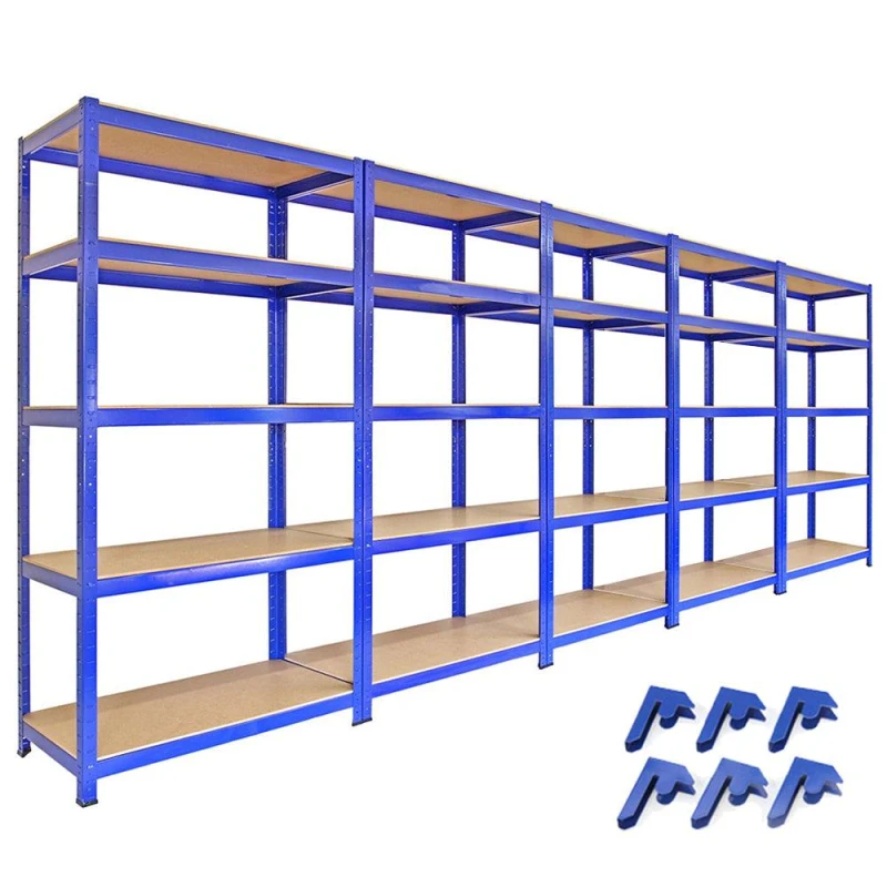 Image of MONSTER RACKING Monster Shop - 5 x T-Rax Heavy Duty Racking Units 90cm Greenhouse Shed Warehouse 5055986125594