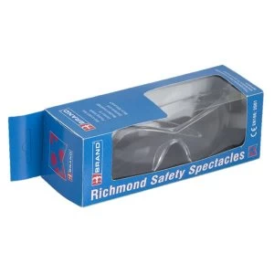 Image of BBrand Richmond Safety Spectacles Clear Retail Packaging