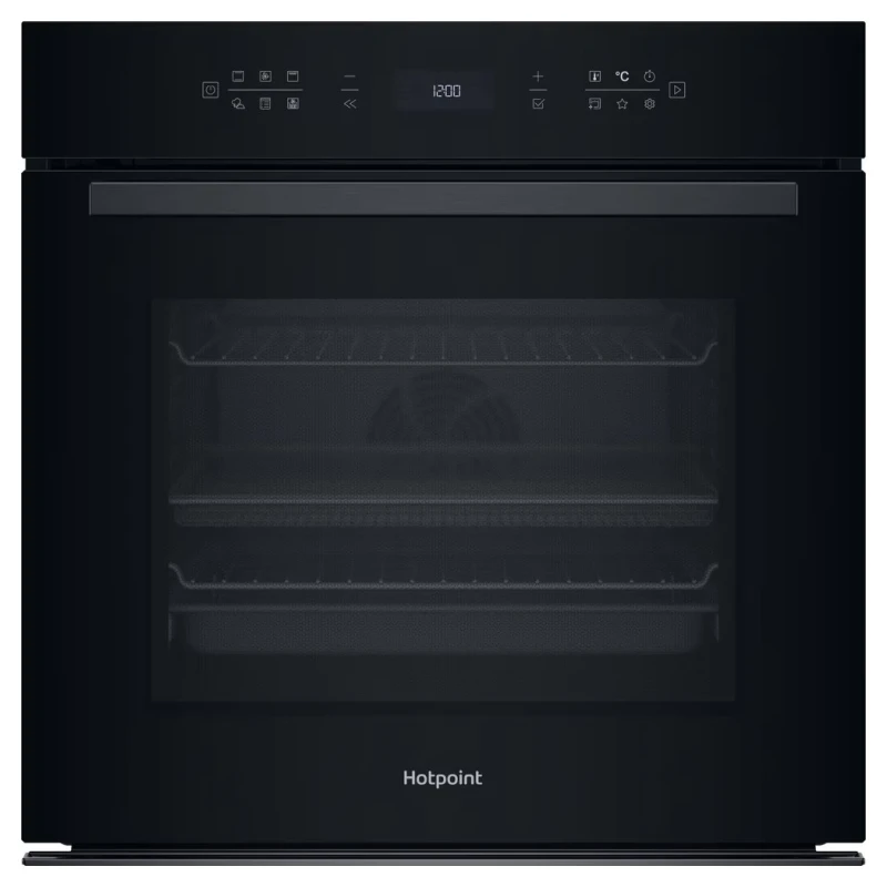 Image of Hotpoint Class 6 HOI68PT1SBUK Built In Electric Single Oven with Pyrolytic Cleaning - Black - A+ Rated